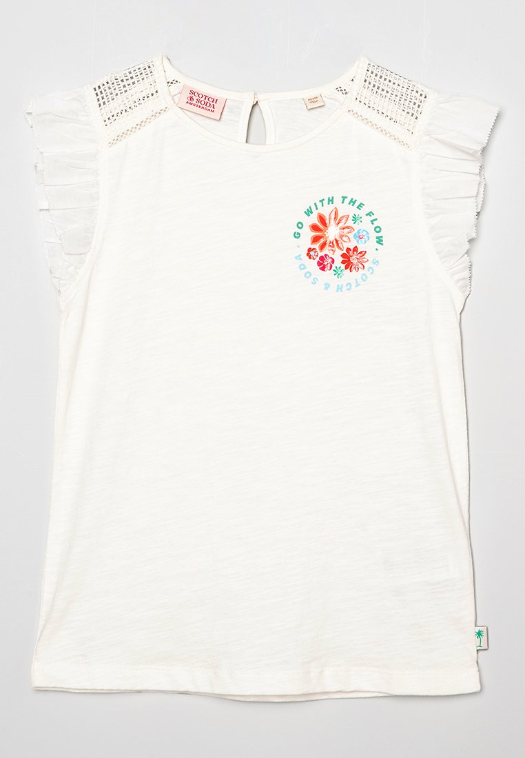 Scotch & Soda T-shirt print crème Scotch & Soda T-shirt print crème