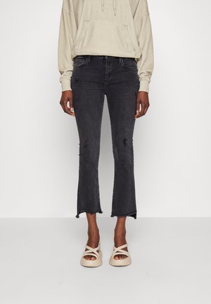 Flared Jeans - black