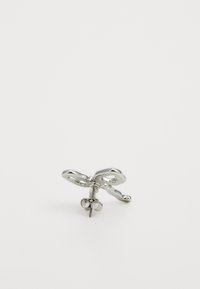 Weekday BOW EARRINGS - Pendientes - silver-coloured