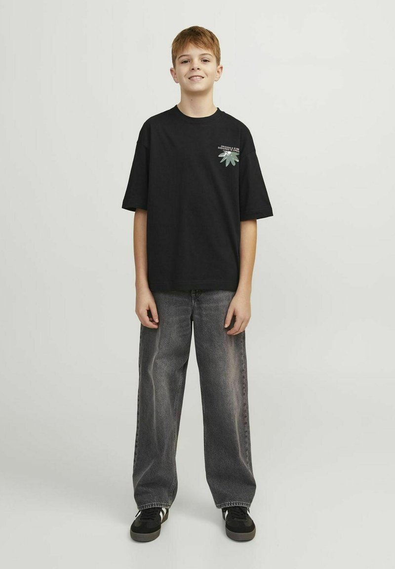 Jack & Jones Junior JORTAMPA BACK TEE CREW NECK JNR - T-shirt con stampa - schwarz