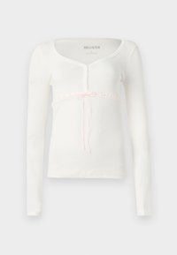 HENLEY - Long sleeved top - white