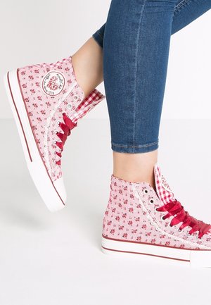 Sneakers high - red