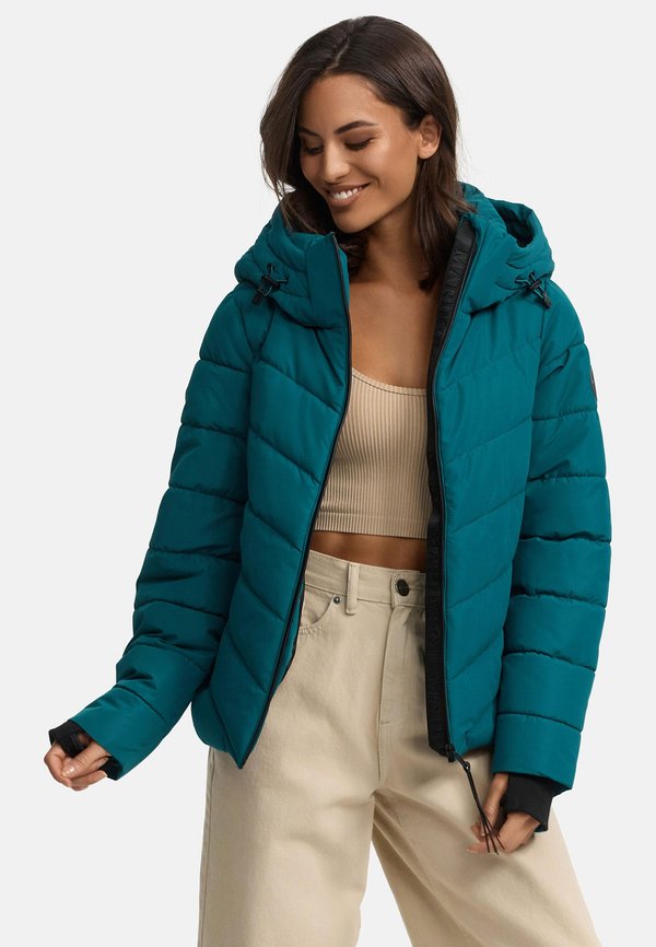 Winterjacke - petrol