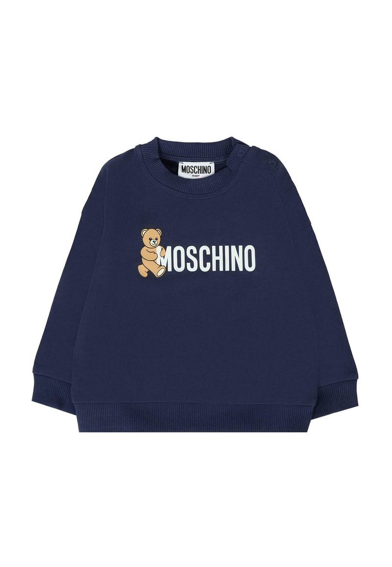 MOSCHINO GIROCOLLO - Felpa - blue