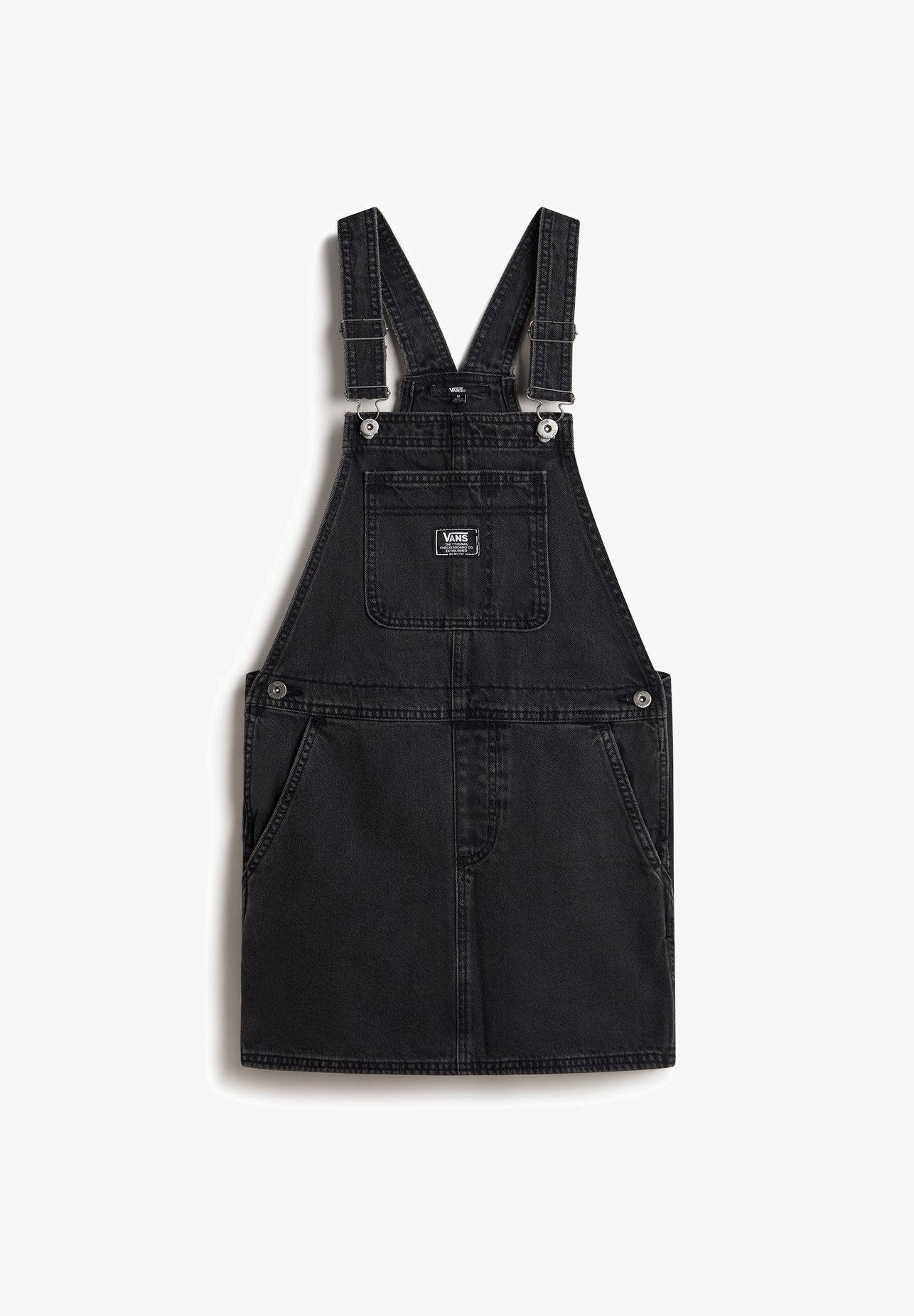 Vans GROUNDWORK SKIRTALL - Denim dress - washed black/black - Zalando.ie Vans GROUNDWORK SKIRTALL - Denim dress - washed black/black - Zalando.ie