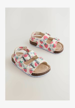 Next, STANDARD FIT - DOUBLE TWO STRAP - Sandali - red white strawberry