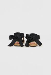 Love Moschino LOVE ROPE - Espadrile - natural/black