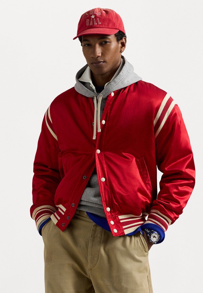 Polo Ralph Lauren POLO BALL SATIN RALLY JACKET - Μπουφάν τύπου bomber - ralph red