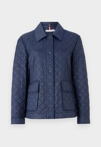 PADDED SLIM QUILTED JACKET - Kerge jope - dark night navy