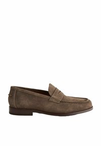 Next SIGNATURE ITALIAN PENNY REGULAR FIT - Belebújós cipők - taupe brown