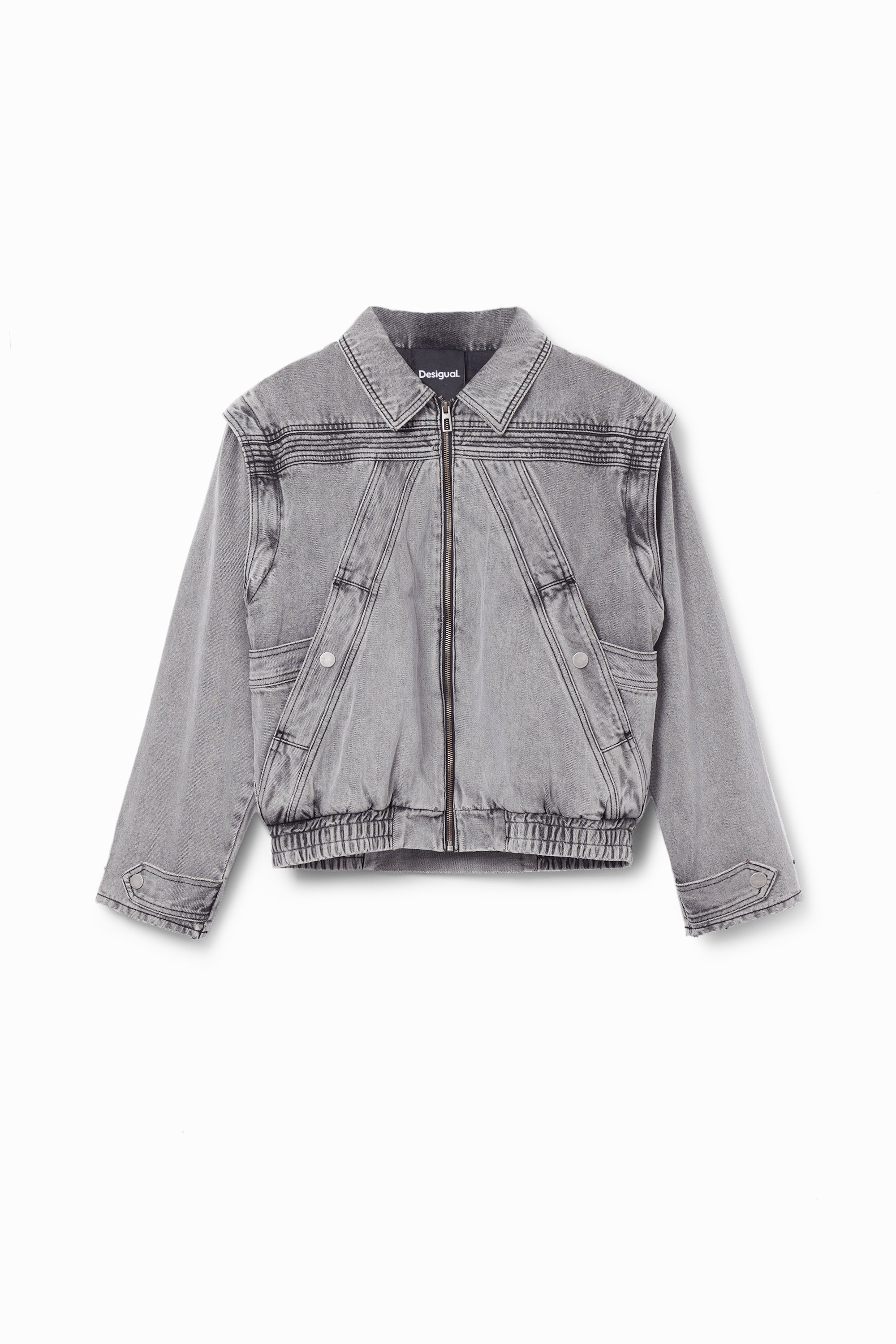 Veste DESIGUAL CHAQ CHASE 72E2YG4 - Blanc Taille 42 Femme - Coton Mélangé - Neuf Avec étiquettes