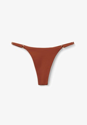 Calzedonia, PREMIUM FIT THONG - Braguita de bikini - brown