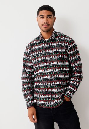 Next REGULAR FIT - STORMTROOPER CHRISTMAS PRINTED - Pluus - black