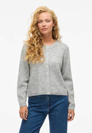 VILORY O NECK - Gilet - light grey melange
