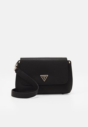 MERIDIAN FLAP CROSSBODY - Across body bag - black