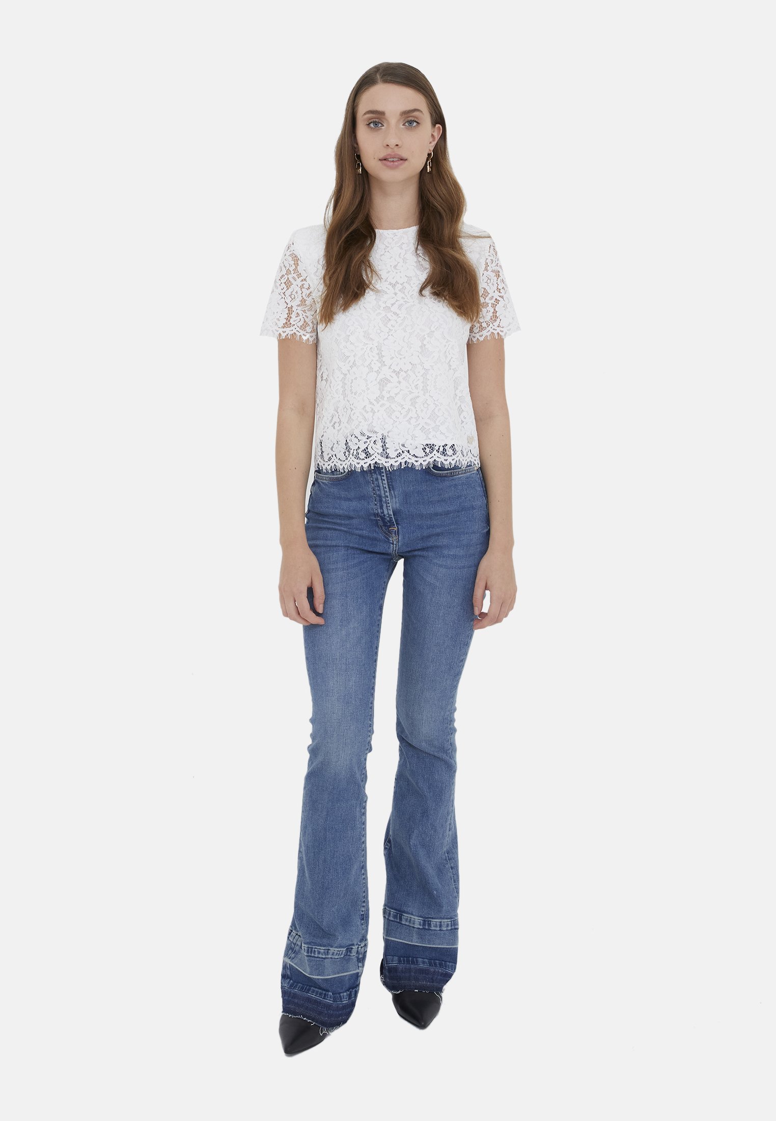 Motivi HIGH WAIST - Jeans a zampa - blu - Zalando.it