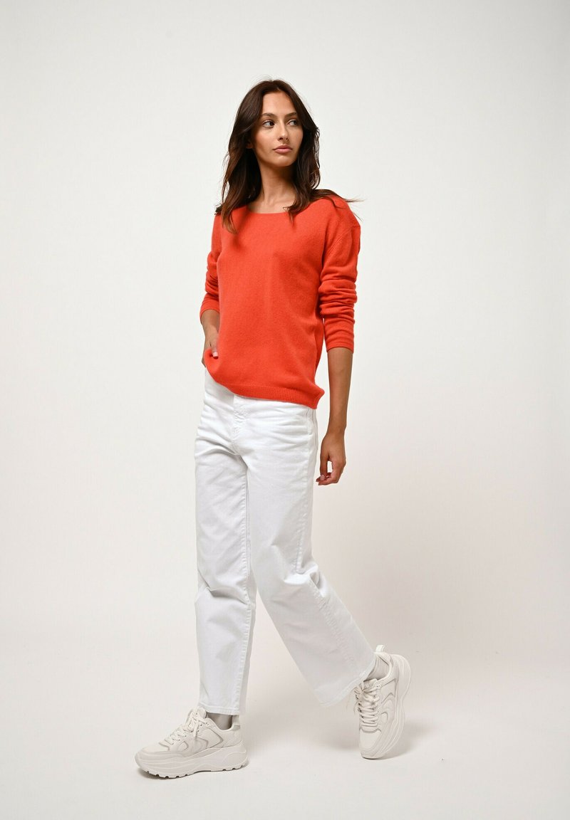 Authentic Cashmere LANFON pomarańczowy
