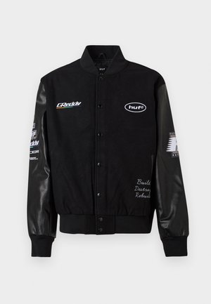 GREDDY VARSITY JACKET UNISEX - Μπουφάν τύπου bomber - black