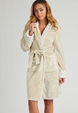 Loungeable LUXURY - Bademantel - oatmeal