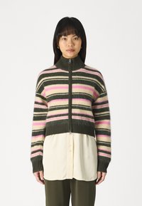 Samsøe Samsøe JEANNE CARDIGAN - Casaco de malha - forest night st