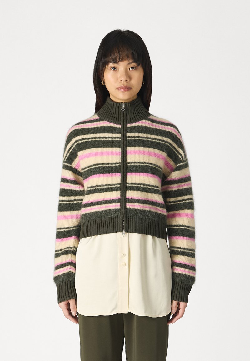 Samsøe Samsøe JEANNE CARDIGAN - Casaco de malha - forest night st