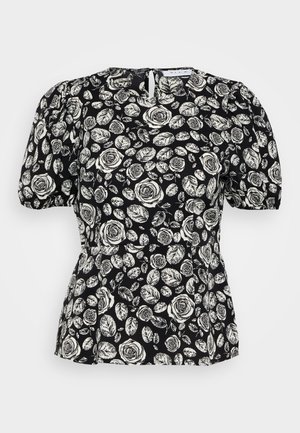 VILA, VIRASLA SHORT - Bluză - black