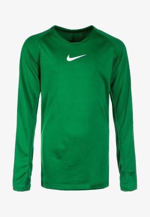 DRY PARK FIRST - T-shirt à manches longues - pine green/white