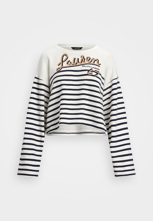 STRIPED FRENCH TERRY CROPPED SWEATSHIRT - Jumper2