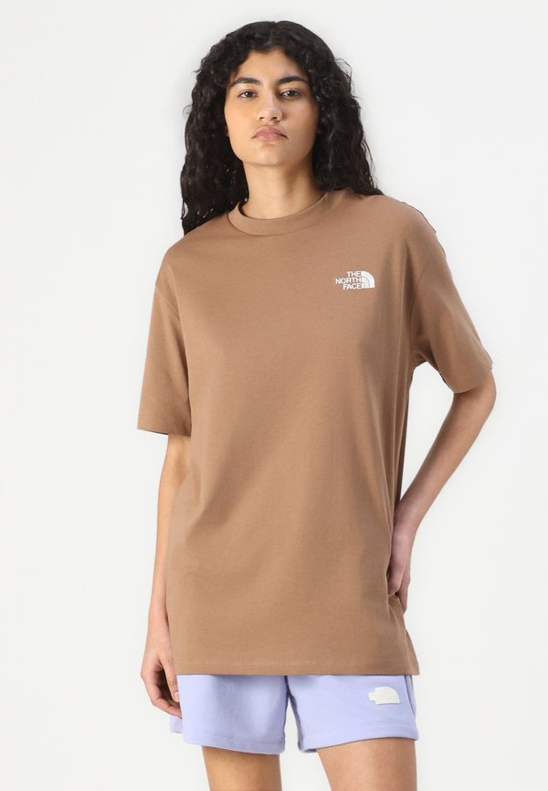 OVERSIZE SIMPLE DOME TEE - Print T-shirt - latte4