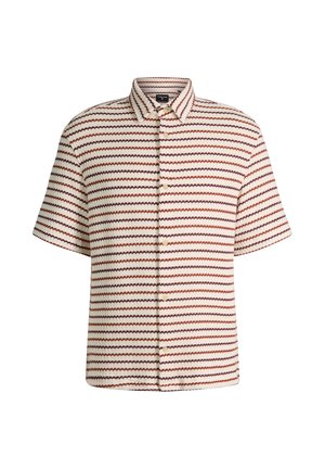 Strellson, STRELLSON KURZARM-HEMD COLIN - Camicia - creme/rot gestreift