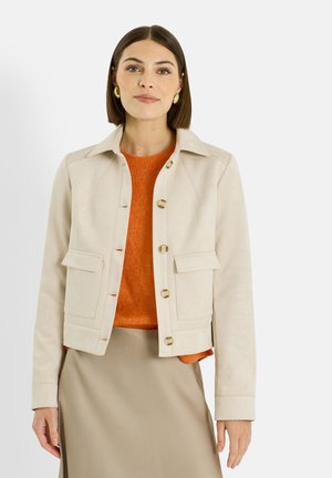 Veste en cuir - sable