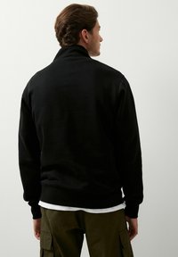 Next HALF ZIP FUNNEL NECK - Melegítőfelső - black