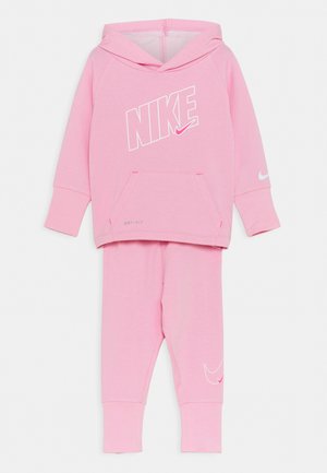 DRI FIT FULL ZIP HOODIE AND JOGGERS SET - Tuta - pink heather