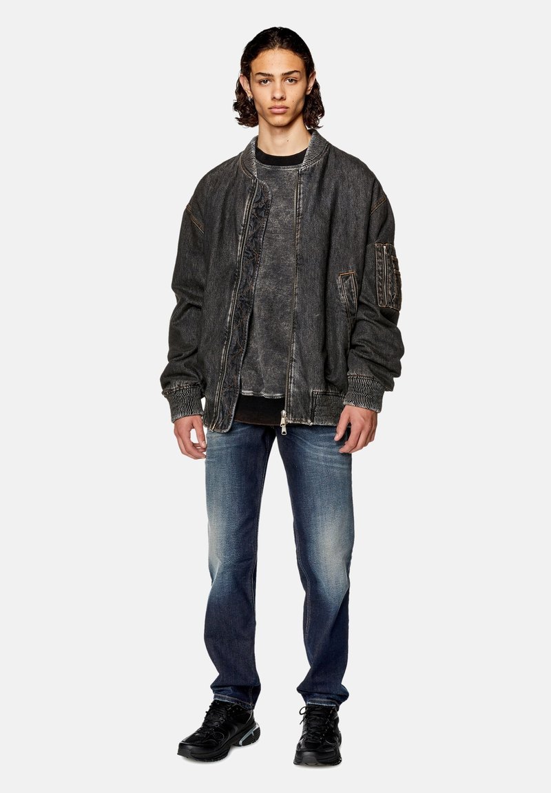 Diesel Straight leg jeans donkerblauw Diesel Straight leg jeans donkerblauw