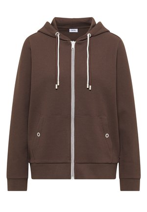 Cecil, LANGARM JACKE MIT KAPUZE UND STRUKTUR - Cardigan - urban taupe