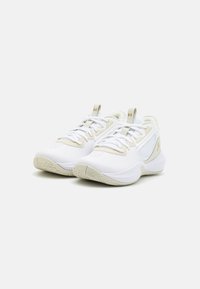 Under Armour LOCKDOWN 6 - Basketbalschoenen - white/silt/metallic gold