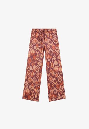 Scalpers, SCALPERS SCIKAT PRINT PANT - Pantalones - terracotta