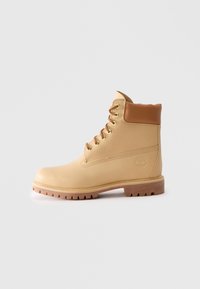Fűzős bokacsizmák - medium beige