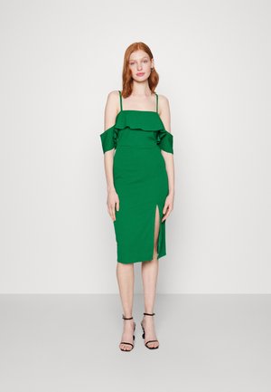 WAL G. ZIMMI OFF SHOULDER MIDI DRESS - Cocktail φόρεμα / Φόρεμα για πάρτι - leaf green