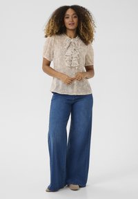 Cream KINIA - Camicia - truffet animal