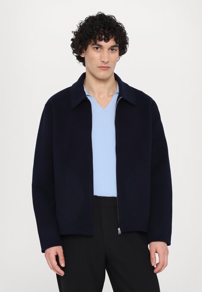 sandro JACKET DOUBLE FACE - Suvejakk - bleu royal