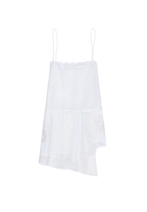 BIMBA Y LOLA, BIMBA Y LOLA TOP PAÑUELOS IRREGULARES BORDADO BLANCO - Top - blanco
