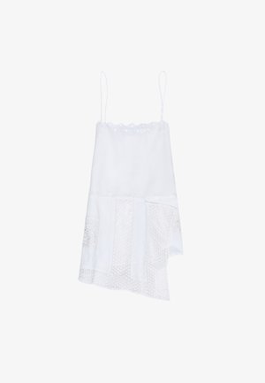 BIMBA Y LOLA, BIMBA Y LOLA TOP PAÑUELOS IRREGULARES BORDADO BLANCO - Top - blanco