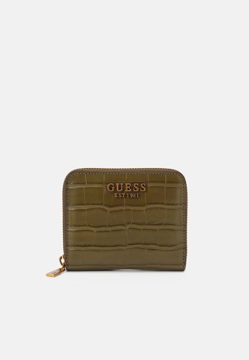 Guess LAUREL SMALL ZIP AROUND Wallet olive/green Zalando.de