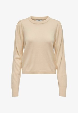 JDY EINFARBIGER - Pullover - tapioca