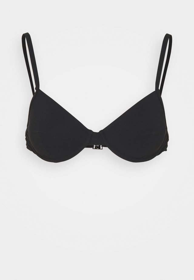 MATTE UNDERWIRE - Haut de bikini - black