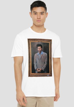 Cotton Soul, SEINFELD/KRAMER PORTRAIT - Print T-shirt - white