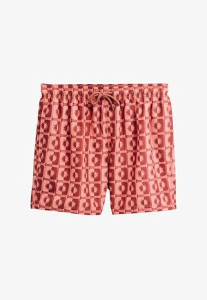 REGULAR FIT - PRINTED - Plaukimo šortai - coral pink sun geometric