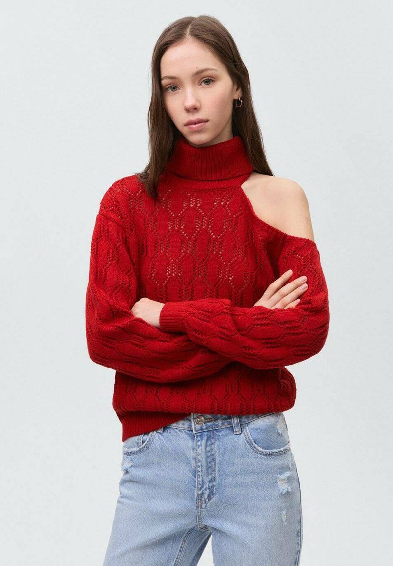 Mango Kids Jersey de punto red/rojo