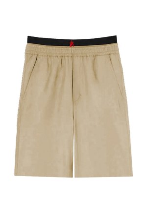 WITH ELASTIC WAIST - Shorts - beige